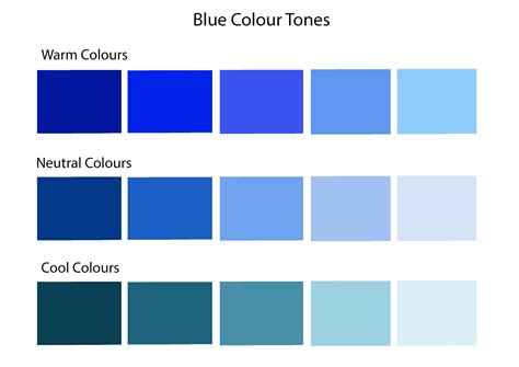 Warm Neutral And Cool Blues Warm And Cool Colors Warm Colors Blue Palette