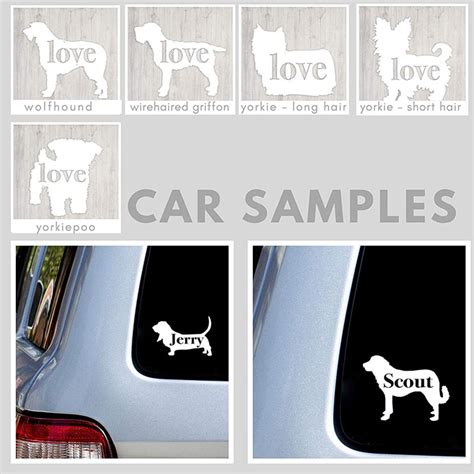 22 Awesome Dog Decals And Stickers For Your Car Windows And More