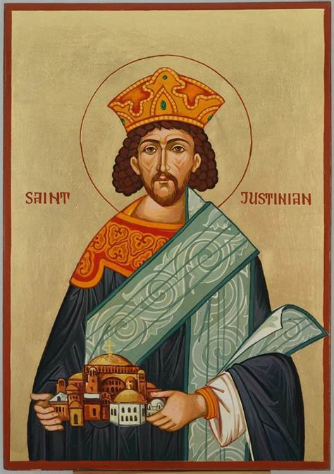 St Justinian The Great Icon Orthodox Icons Blessedmart