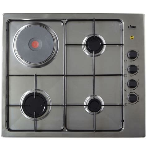 Ces fourneaux ou cuisinières professionnelles existent en différentes profondeurs de. Faure FGM62444 - Table de cuisson mixte (gaz et électrique ...