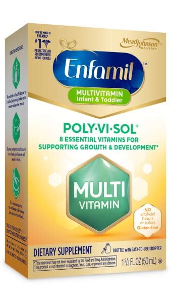 Enfamil Poly Vi Sol Liquid Multivitamin Supplement For Infants And