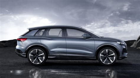 Audis New Q4 E Tron Concept Is A Compact Electric Crossover With 280