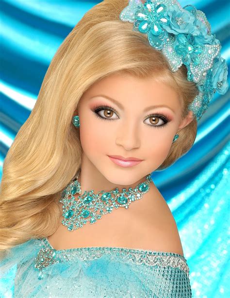 Blue Beauty Dressmost Photogenic Competition Glitz Pageant Hair