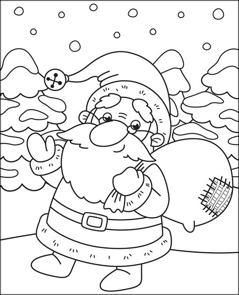 Coloriage Père Noël 18 Télécharger Et Imprimer Gratuit