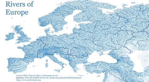Map Of Rivers Of Europe Sexiezpicz Web Porn