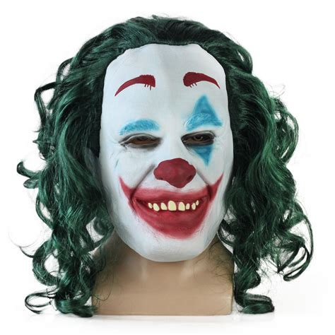 2019 Joker Origin Movie Horror Mask Cosplay Clown Joaquin Phoenix