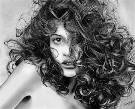 curly hair drawing female 2015 how to draw hair hair illustration cool pencil drawings