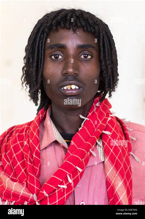 Portrait Of An Afar Tribe Man With Sharpened Teeth Afar Region Afambo