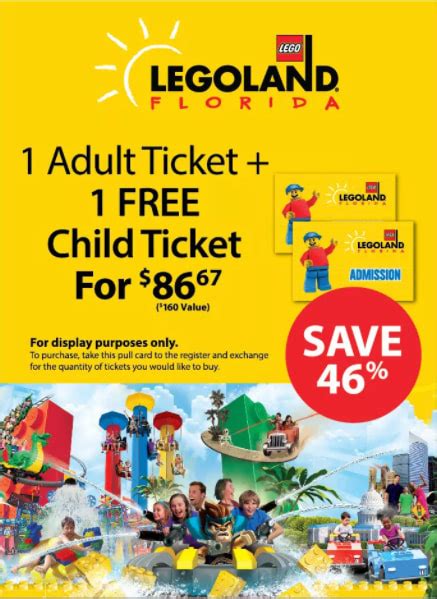 Theme Park And Water Park Tickets Legoland Florida Resorts