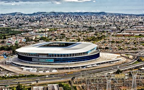 Gremio Stadium Aerial View Gremio Fc Soccer Gremio Arena Football