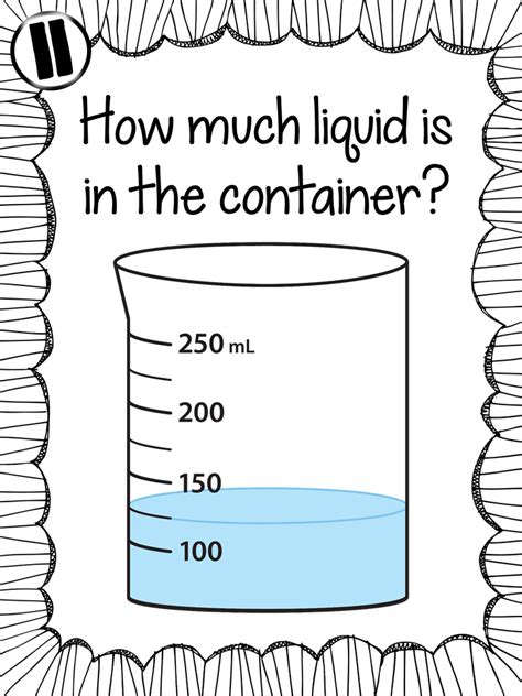 Liquid Volume 3rd Grade Worksheet