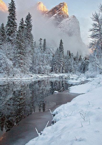 Yosemite National Park California Winter Scenery Winter Scenes