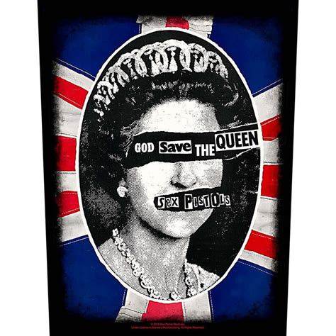 Sex Pistols God Save The Queen Large Back Patch Punk Rock Etsy