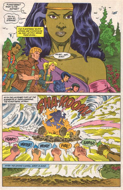 Read Online Captain Planet And The Planeteers Comic Issue 7