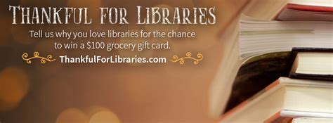 Thankful For Libraries Contest Ended 112314 Facebook Cover