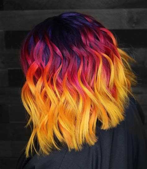 Sunset Hair Color Ideas Warehouse Of Ideas