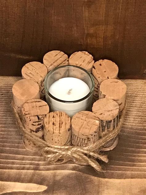 Wine Cork Votive Candle Holders Wine Cork Diy Crafts Wine Cork