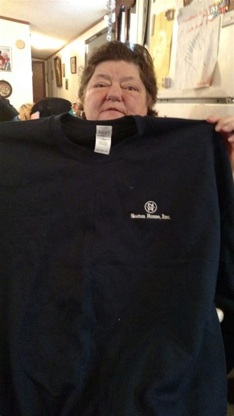 Hubby Eugene Gave Wife Rose A Sweatshirt From His Work Neaton Rome