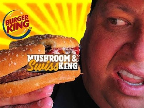 Asmr mushroom swiss burger & fries (cooking sounds only) check out my instagram on this (very) bright afternoon, i review the new mushroom and swiss king burger from burger king. BURGER KING Mushroom & Swiss King™ Review! - YouTube
