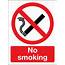 No Smoking Warning Sign Self Adhesive Sticker – Well & Truly Stuck Stickers