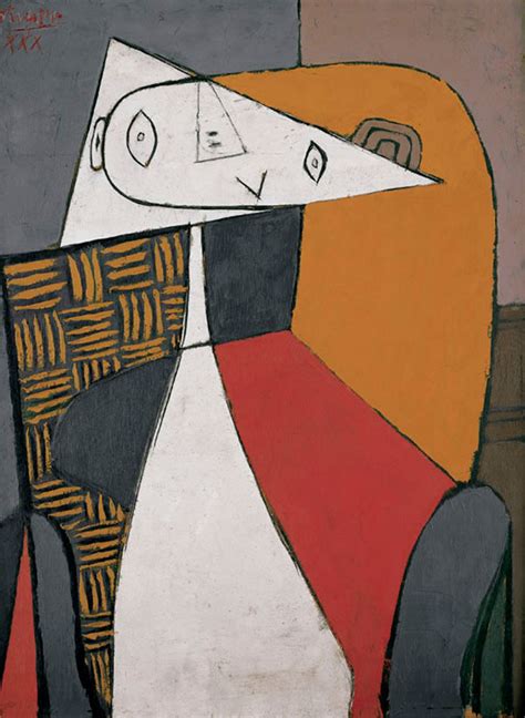 pablo picasso figure seated woman 1930 49×66 cm descrizione dell opera arthive