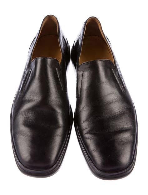 Bally Leather Dress Loafers Shoes Wb221635 The Realreal