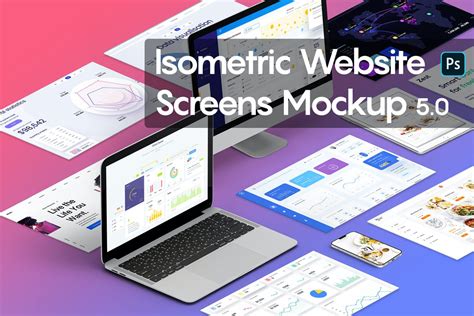 [FREE] Isometric Website Mockup 5.0 ( ͡° ͜ʖ ͡°)