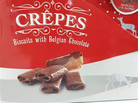 KIRKLAND SIGNATURE Crepes Biscuits With Chocolate 19 97 Oz 20 Oz Red
