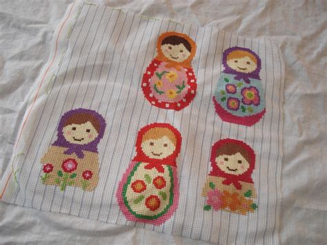 Access needlework patterns to download and you can check your pattern wherever you go. cupcake cutie: Project Update: New Babushka cross stitch ...
