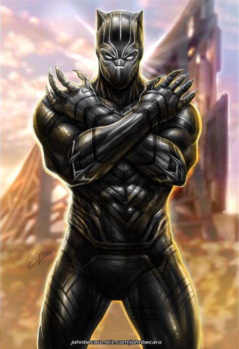 Black Panther By Johnbecaro On Deviantart Black Panther Comic Black