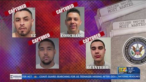 4 fugitives recently featured on most wanted arrested us marshals youtube