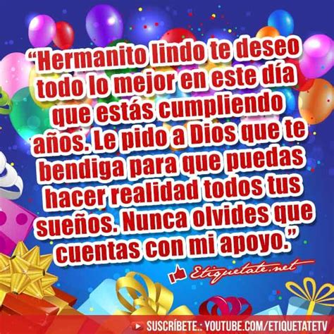 Feliz Cumpleanos Hermano Quotes Quotesgram