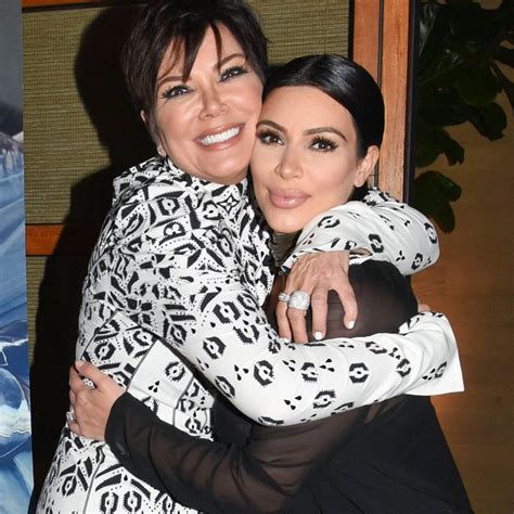 Kris Jenner Cozies Up To To Her Favorite Daughter Kim Kardashian At The Party For Her Haute