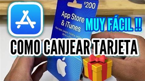 Como Canjear Una Tarjeta De Regalo App Store And Itunes Youtube