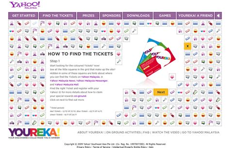 Yahoo works best with the latest versions of browsers. Yahoo! Malaysia, I found a ticket for Youreka! | Websites ...