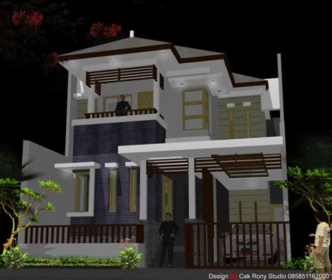 Desain denah rumah mewah 2 lantai ukuran lebar lahan 13 meter x panjang 17 meter posisi hook dengan 6 kamar tidur karya terbaru tahun 2019 dari. Rumah Minimalis Modern Untuk Inspirasi Desain Rumah Anda