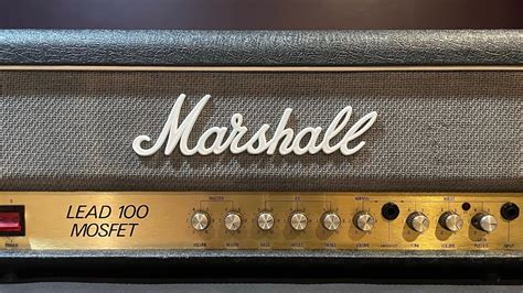 Unboxing Marshall Mosfet Lead 100 Solid State Jcm800 Youtube