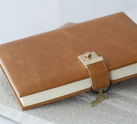 Tan Leather Journal With Lock By Oh So Cherished