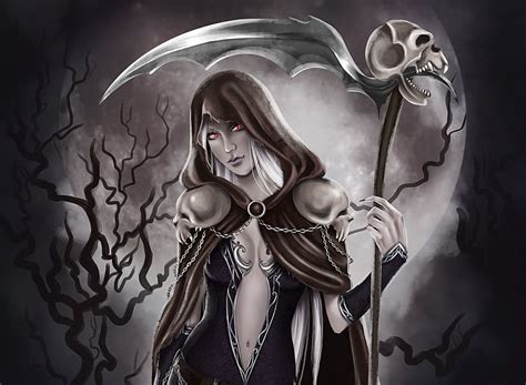 Photo Of Female Grim Reaper