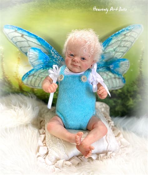 Reborn Babycustom Baby Doll Fairy Or Elf Fantasy Newborn Made Etsy