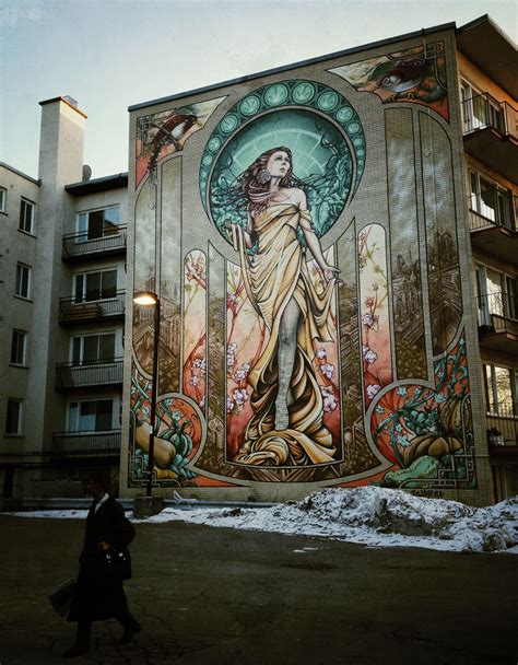 Street Art In Montreal Notre Dame De Grâce Mural Omg Its Sooo