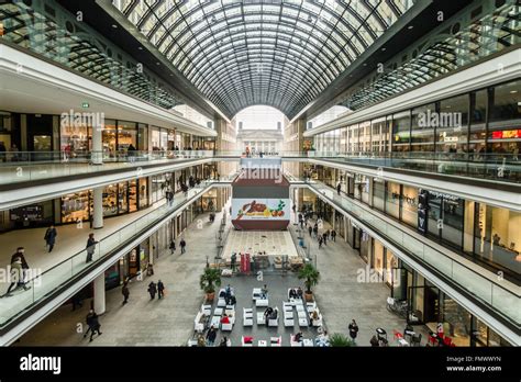The New Shopping Center Mall Of Berlin At Potsdamer Platz Hdri Stock