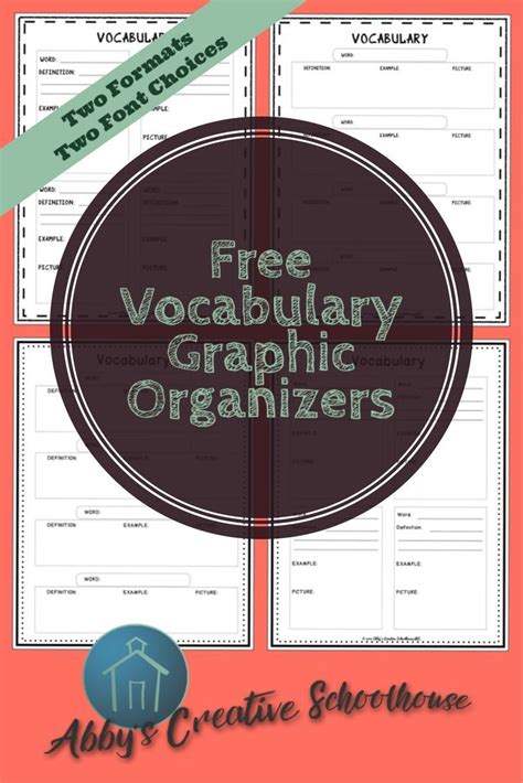 Vocabulary Graphic Organizer Vocabulary Graphic