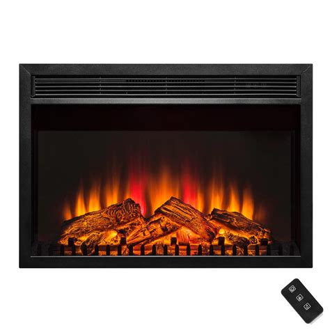Akdy 30 In 1400 Watt Freestanding Electric Fireplace Heater In Black