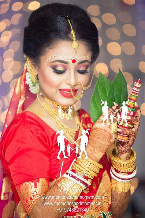 Pin By Dia On Dulhan Bengali Bride Bengali Bridal Makeup Bengali