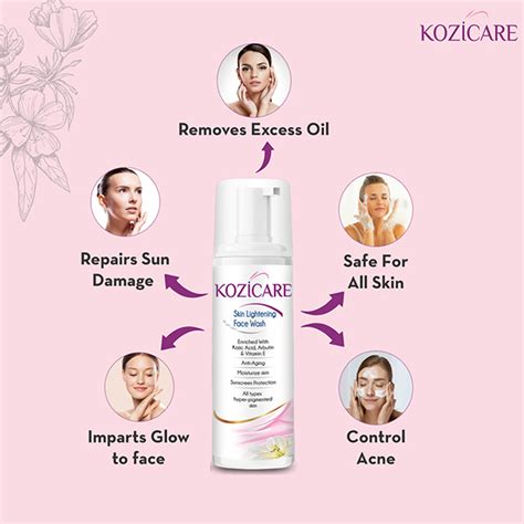 Buy Kozicare Skin Lightening Facewash Enriched With Kojic Acid Arbutin