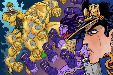 Jotaro Vs Dio Wallpapers Top Nh Ng H Nh Nh P