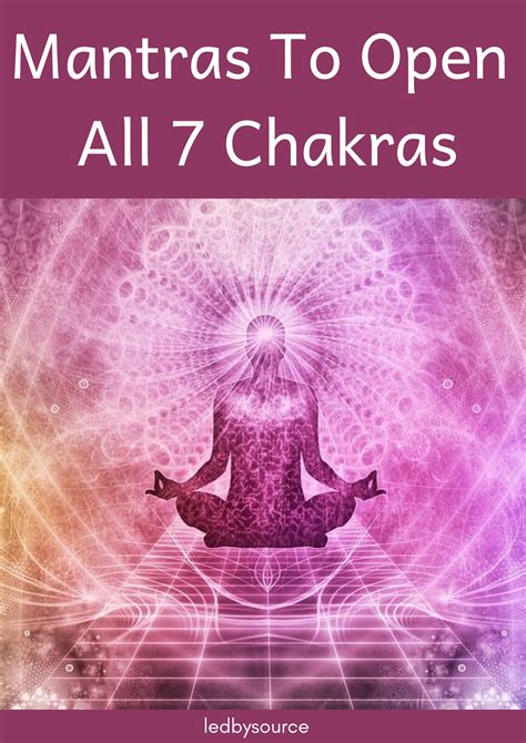 Mantras For The Chakras Healing Meditation Root Chakra Healing
