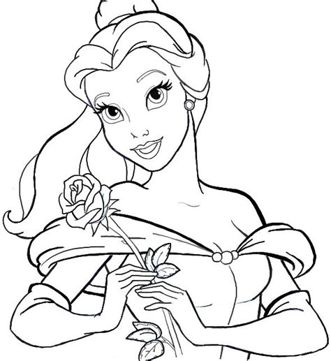 How To Draw Belle From Beauty And The Beast Step By Step Tutorial How