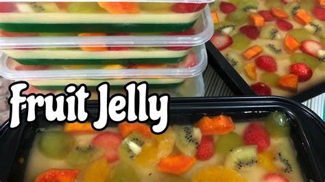 My Fruity Jelly Fruit Jelly Theresaofwtaiwan Youtube